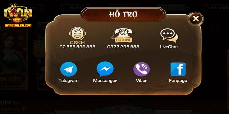 Những hình thức liên hệ IWIN phổ biến nhất